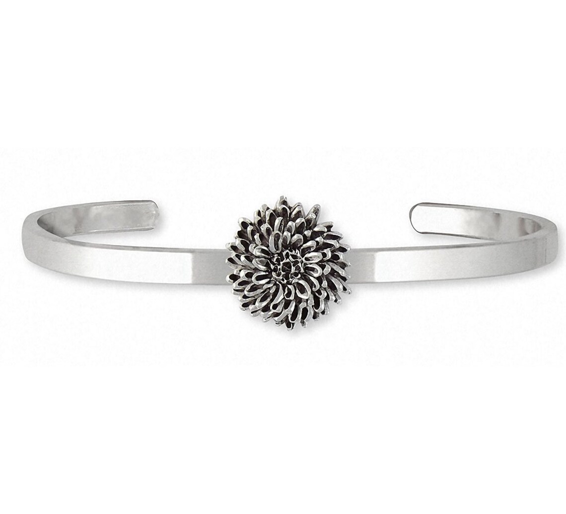 Chrysanthemum Jewelry Chrysanthemum Bracelet Jewelry Sterling Etsy