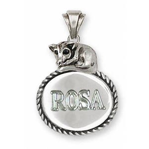 Sugar Glider Jewelry Sterling Silver Sugar Glider Pendant Handmade Sugar Glider Jewelry SG13-VP