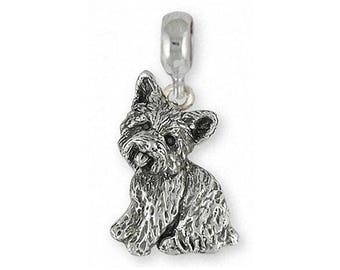 Sterling silver clearance yorkie charm