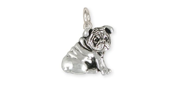 Bulldog Jewelry Sterling Silver Bulldog Pendant Jewelry BD31 C