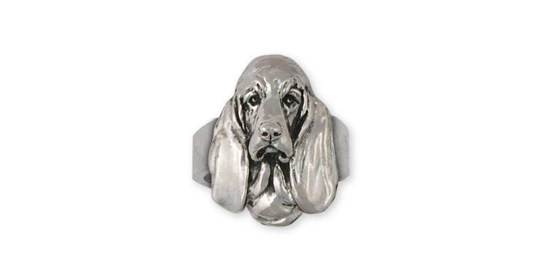 Basset Hound Jewelry Basset Hound Ring Jewelry Sterling Silver Etsy