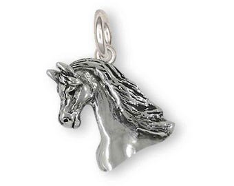 Arabian Horse Charm Sterling Silver Handmade Arabian Horse Jewelry EQ18H-C