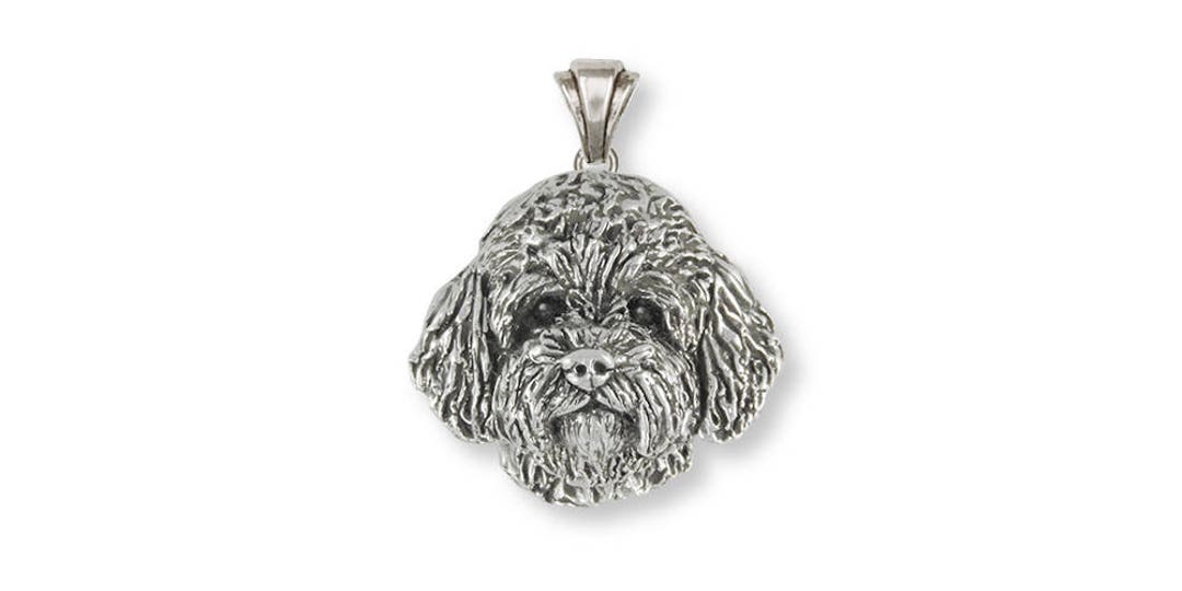 Labradoodle Jewelry Labradoodle Pendant Jewelry Sterling Etsy
