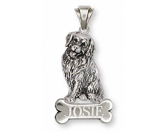Golden Retriever Schmuck Golden Retriever Anhänger Schmuck Sterling Silber Handgefertigte Golden Retriever Anhänger GR18-EP