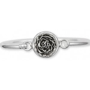 Carnation Bracelet Jewelry Sterling Silver Handmade Flower Bracelet CN2-HB