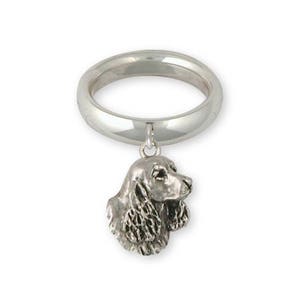 Springer Spaniel Jewelry Springer Spaniel Ring Jewelry Sterling Silver Handmade Dog Ring SS6S-CR