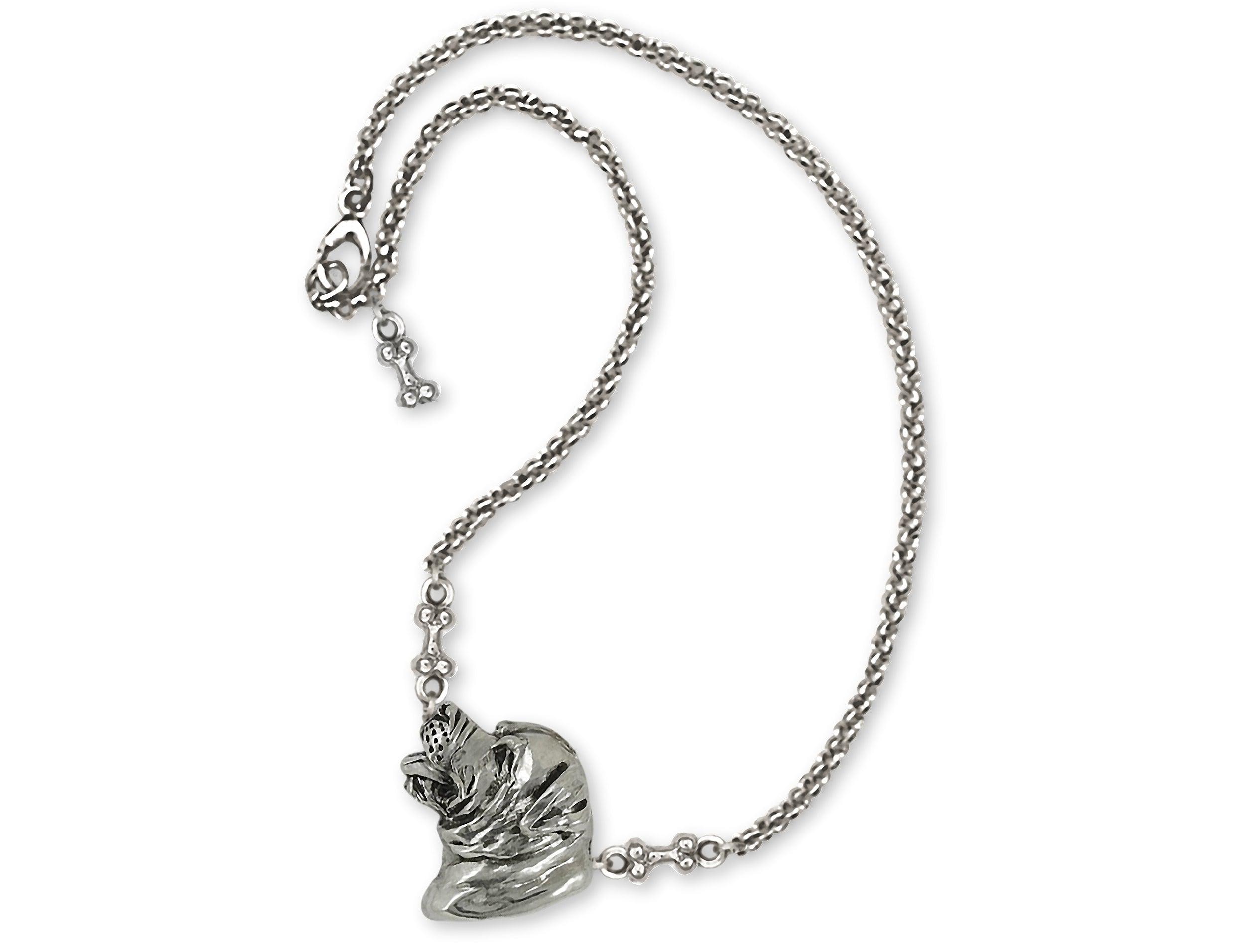 Rottweiler Ankle Bracelet Sterling Silver Handmade Rottweiler