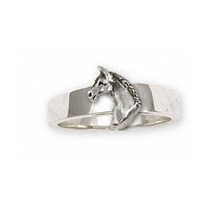 Horse Jewelry Horse Ring Jewelry Sterling Silver Handmade Horse Ring EQU15-R