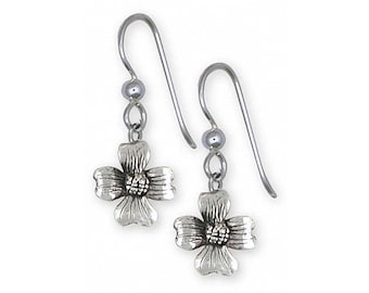 Dogwood Jewelry Dogwood Jewelry Sterling Silver Dogwood Earrings Handmade Flower Jewelry DGW5-FW