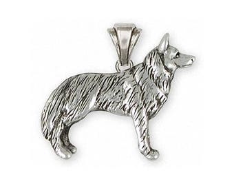 Siberian Husky Jewelry Siberian Husky Pendant Jewelry Sterling Silver Handmade Dog Pendant SH20-P