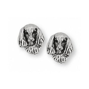 Dachshund Jewelry Long Hair Dachshund Earrings Jewelry Sterling Silver Handmade Dog Earrings LD3-E