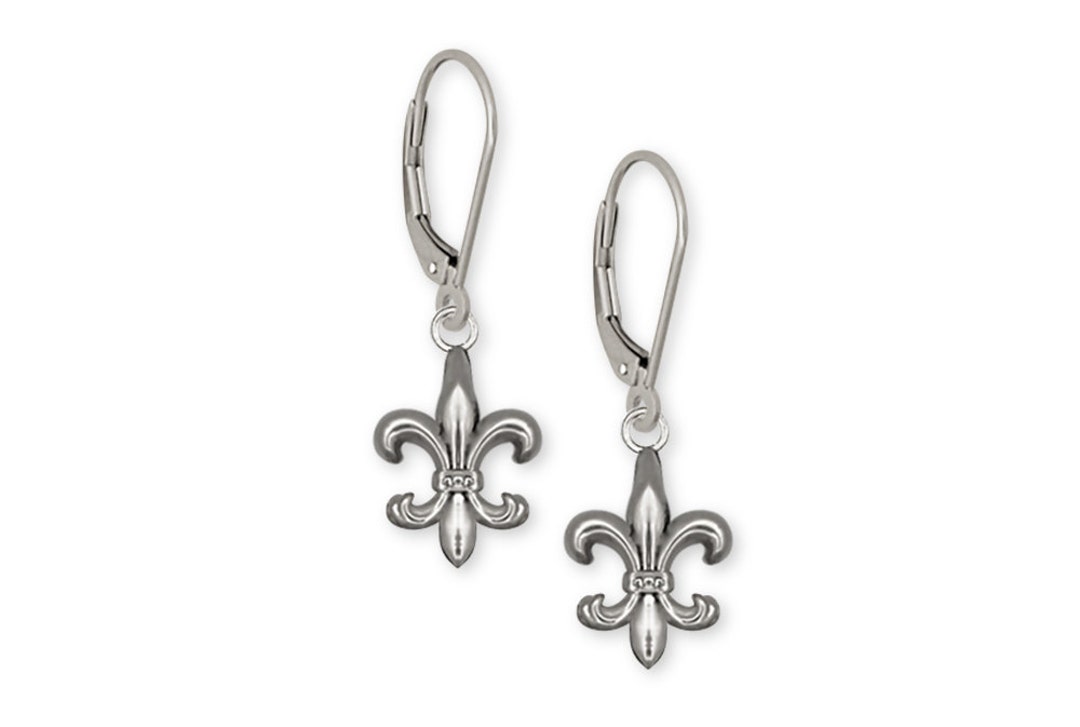 Fleur De Lis Jewelry Fleur De Lis Earrings Jewelry Sterling Silver