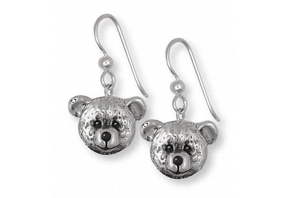 Teddy Bear Jewelry Teddy Bear Earrings Jewelry Sterling Silver Handmade Teddy  Bear Earrings TB1H-E - Etsy Denmark