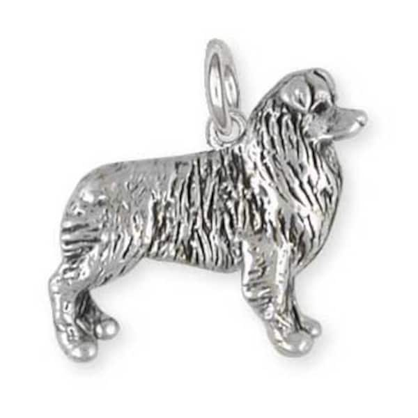 Australian Shepherd Jewelry Solid Sterling Silver Australian Shepherd Aussie Pendant Jewelry  AU15-C