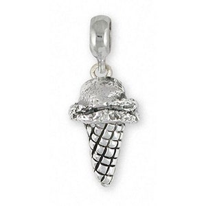 IJshoorn sieraden ijsje bedel dia-sieraden sterlingzilver handgemaakte bedel dia past op Pandora®-armband ICC-PNS