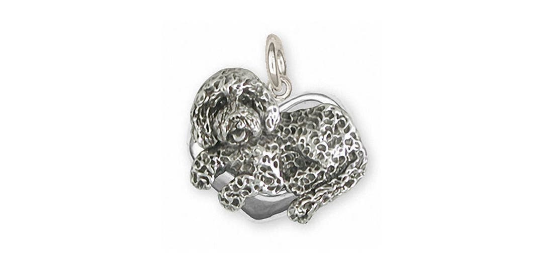 Labradoodle Jewelry Labradoodle Charm Jewelry Sterling Silver Handmade