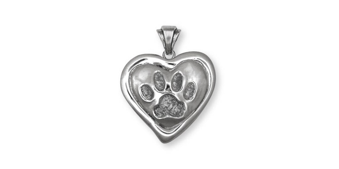 Dog Paw Jewelry Dog Paw Pendant Jewelry Sterling Silver Handmade Dog