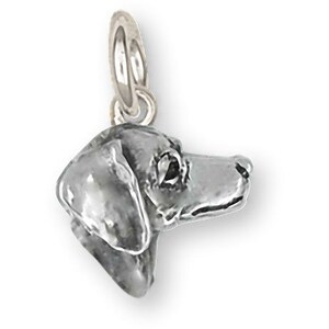Dachshund Jewelry Sterling Silver Handmade Dachshund Charm  DA22H-C