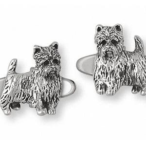Gioielli Westie Ciondolo Westie Gioielli Westie Gemelli Westie Gioielli Argento Sterling Gemelli West Highland White Terrier fatti a mano WT34-CL