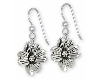 Dogwood Jewelry Dogwood Jewelry Sterling Silver Dogwood Earrings Handmade Flower Jewelry DGW2-E