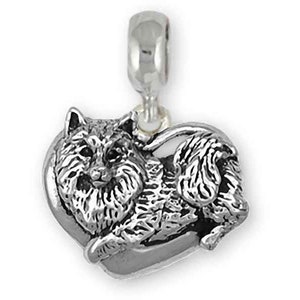 Samoyed Jewelry Sterling Silver Handmade Samoyed Charm Slide This Charm Will Fit A Pandora® Slide Bracelet SM3-PNS