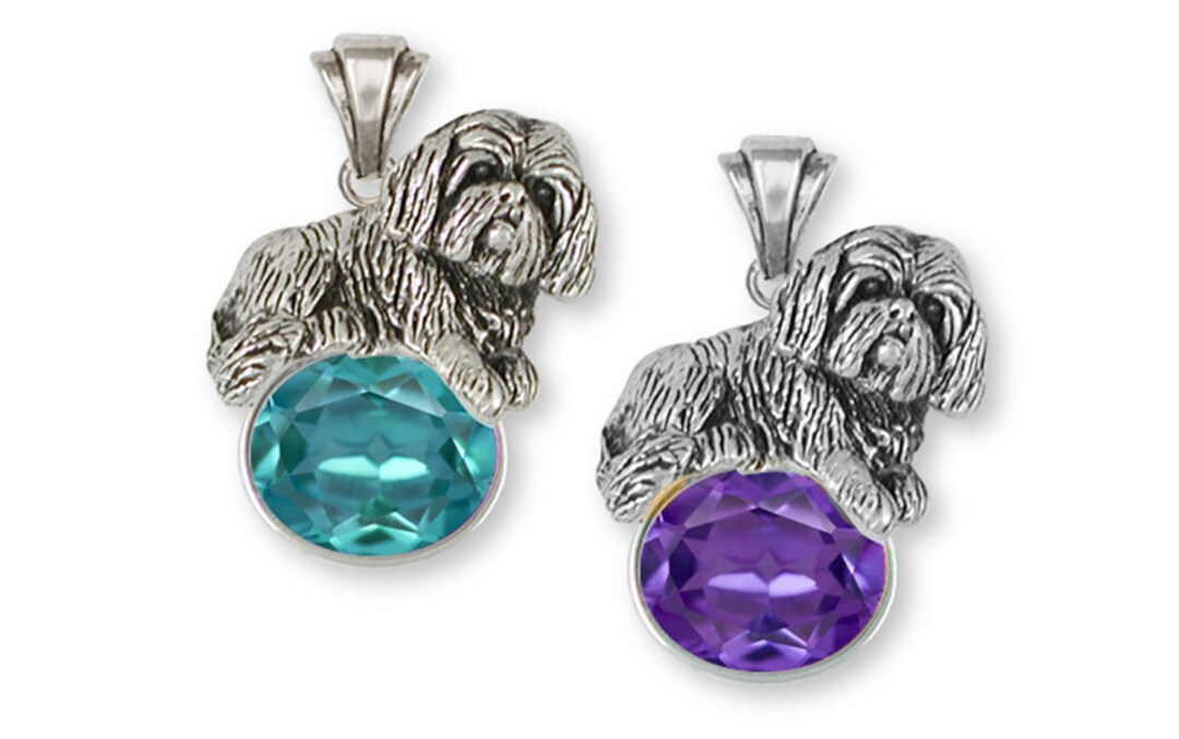 Shih Tzu Jewelry Shih Tzu Pendant Handmade Silver Shih Tau Jewelry