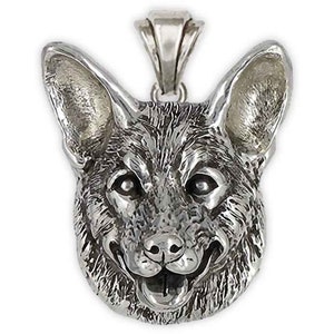 Australian Cattle Dog Pendant Sterling Silver Handmade Australian Cattle Dog Jewelry CTD1-P