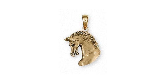Horse Jewelry Horse Pendant Jewelry 14k Gold Handmade Horse
