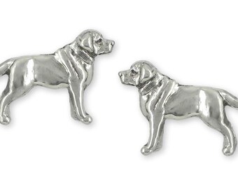 Labrador Retriever Jewelry Sterling Silver Handmade Labrador Retriever Cufflinks LB19-CL
