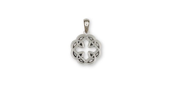 Father And Daughter Pendant Jewelry Sterling Silver Celtic Knot Pendant  MFC3-P
