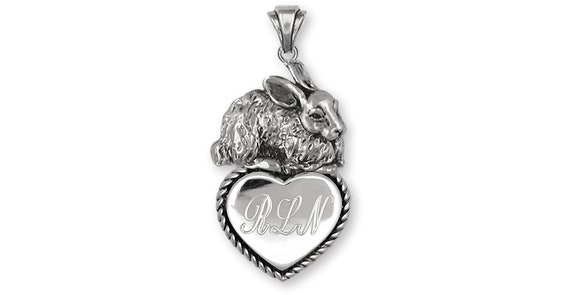 Rabbit Jewelry Sterling Silver Handmade Bunny Rabbit Personalized