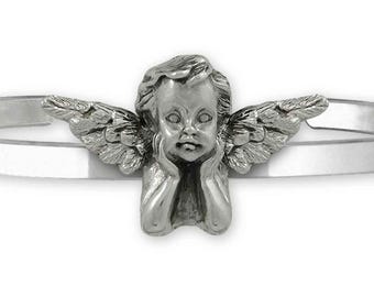 Angel Bracelet Sterling Silver Handmade Cherub Jewelry ANG1-CB