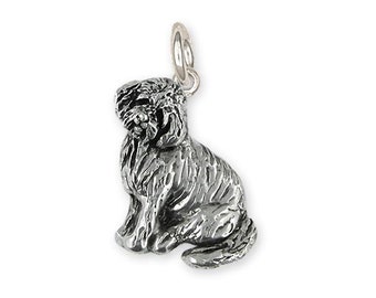 Goldendoode Charm Jewelry Sterling Silver Handmade Goldendoodle Charm GDL8-C