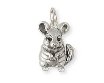 Sterling Silver Chinchilla Charm Jewelry  CL10-C