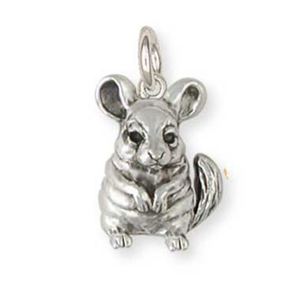 Sterling Silver Chinchilla Charm Jewelry  CL10-C