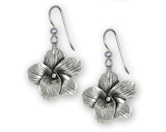Jasmine Jewelry Sterling Silver Handmade Jasmine Flower Earrings  JAS1-E