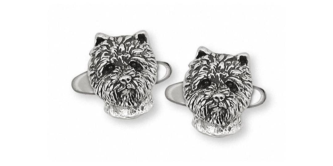 Cairn Terrier Jewelry Cairn Terrier Cufflinks Jewelry Sterling Silver