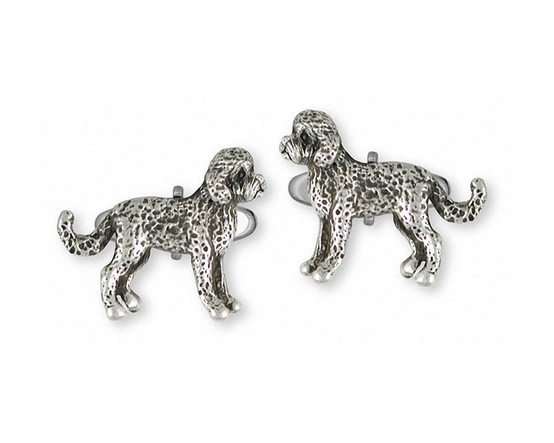 Labradoodle Jewelry Labradoodle Cufflinks Jewelry Sterling Etsy
