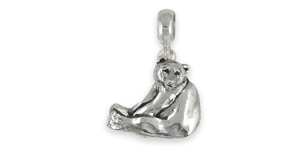 Polar Bear Jewelry Polar Bear Charm Slide Jewelry Sterling