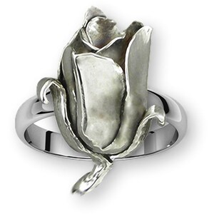 Tulip Jewelry Sterling Silver Handmade Tulip Ring  TUL1-R