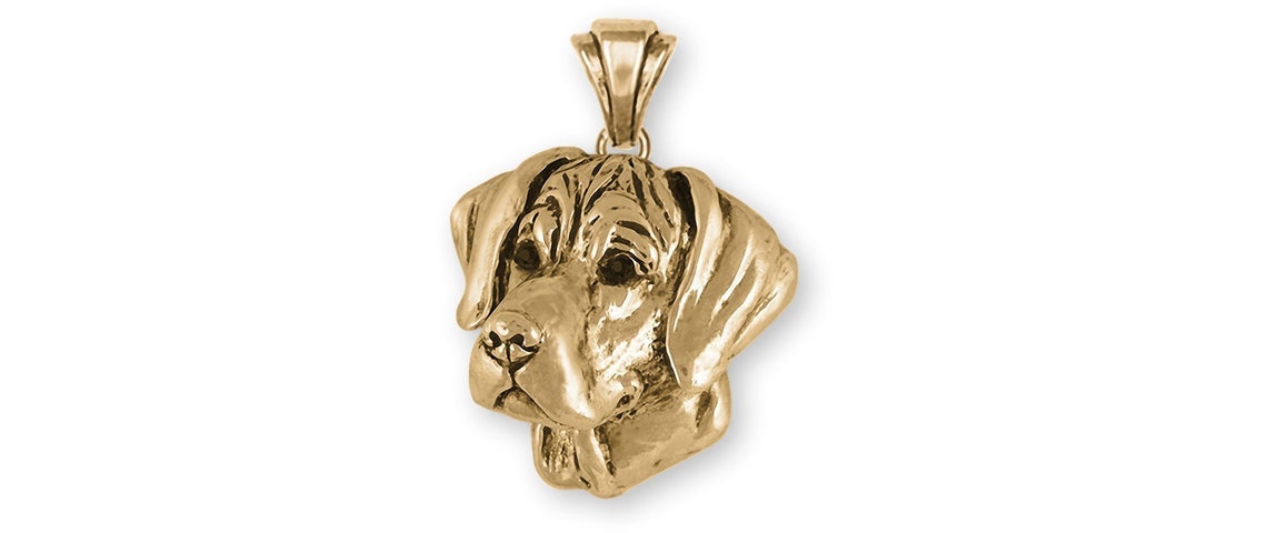 Rhodesian Ridgeback Jewelry 14k Gold Vermeil Handmade Rhodesian ...