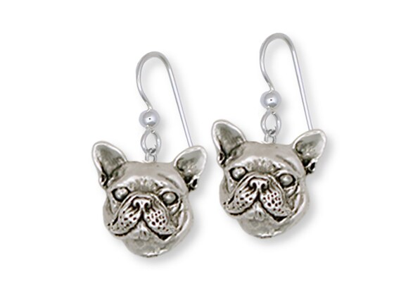 Orecchini Bulldog Francese In Argento Sterling 925: Regalo Perfetto Per Donne E Bambine - 4