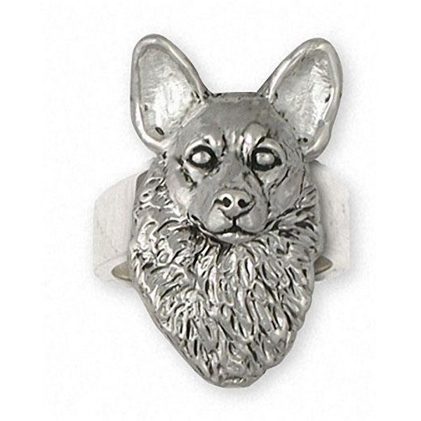 Corgi Jewelry Corgi Ring Jewelry Sterling Silver Handmade Dog Ring CG9-R