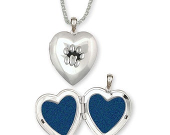Lion Jewelry Lion Paw Photo Locket Jewelry Sterling Silver Handmade Lion Photo Locket LPW2-T