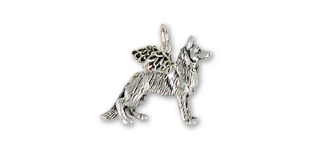 German Shepherd Angel Bracelet Jewelry Sterling Silver Handmade Dog Bracelet GS9 