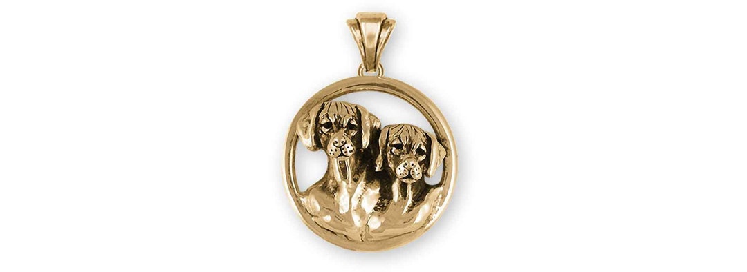 Rhodesian Ridgeback Jewelry 14k Gold Vermeil Handmade Rhodesian ...