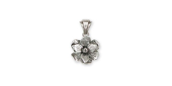 Magnolia Jewelry Magnolia Pendant Jewelry Sterling Silver Handmade Flower  Pendant MG4-P