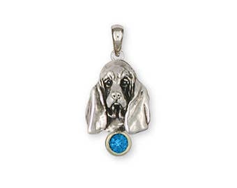 Basset Hound Jewelry Basset Hound Pendant Jewelry Sterling Silver Handmade Dog Pendant BAS6-SP