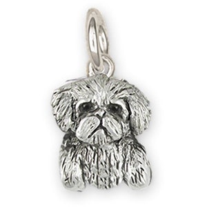 Maltese Jewelry Sterling Silver Handmade Maltese Charm  ML16N-C