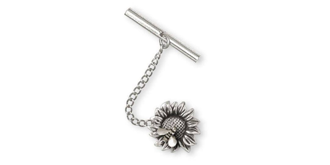 Sunflower Jewelry Sunflower Tie Tack Jewelry Sterling Silver